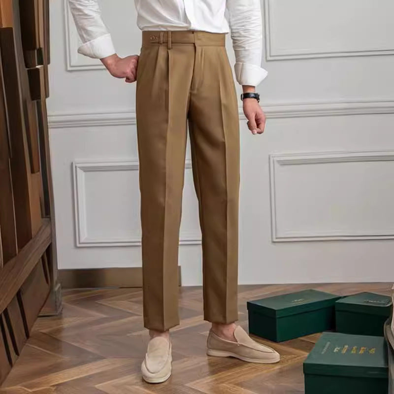 Urbanoval| Men’s Anti-Wrinkle British Trousers