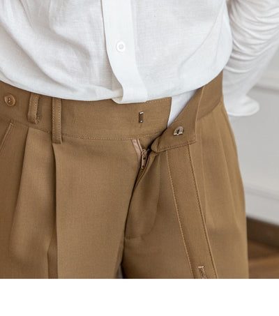 Urbanoval| Men’s Anti-Wrinkle British Trousers