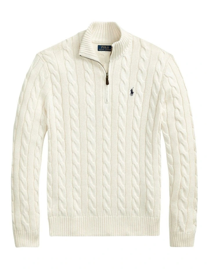 Urbanoval® - Polo RL Ribbed Knit Cotton Sweater