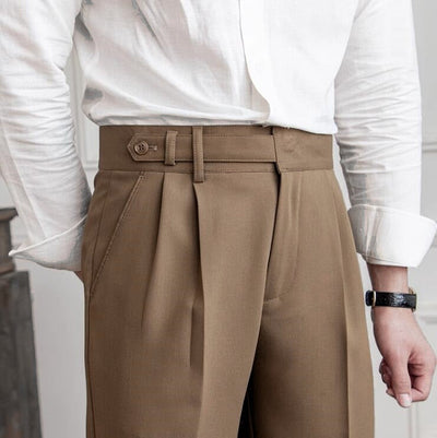 Urbanoval| Men’s Anti-Wrinkle British Trousers