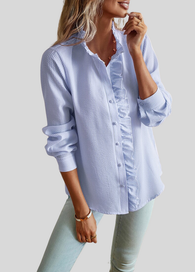 Urbanoval Elegant Ruffle Blouse