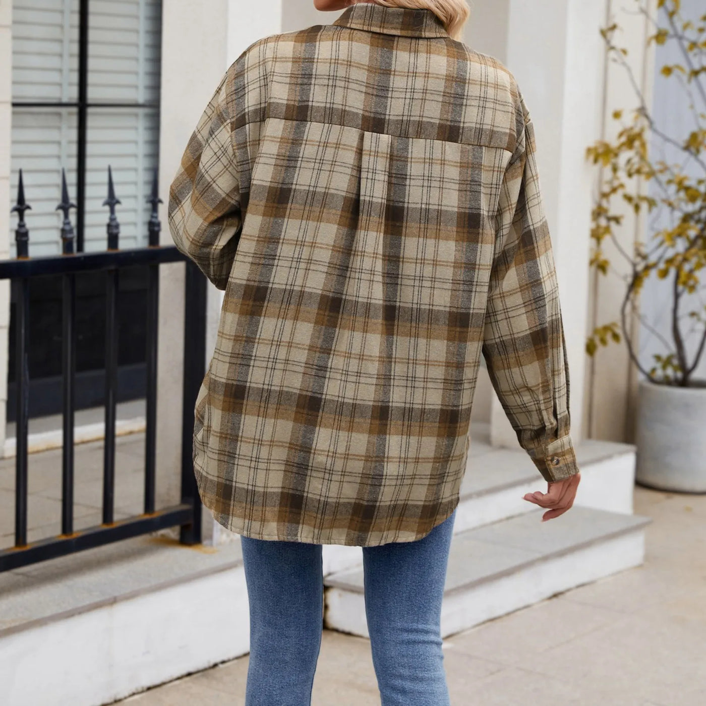 Timeless Plaid Blouse