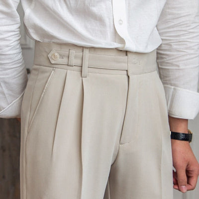 Urbanoval| Men’s Anti-Wrinkle British Trousers