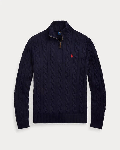 Urbanoval® - Polo RL Ribbed Knit Cotton Sweater