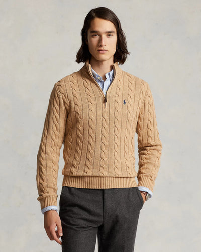 Urbanoval® - Polo RL Ribbed Knit Cotton Sweater