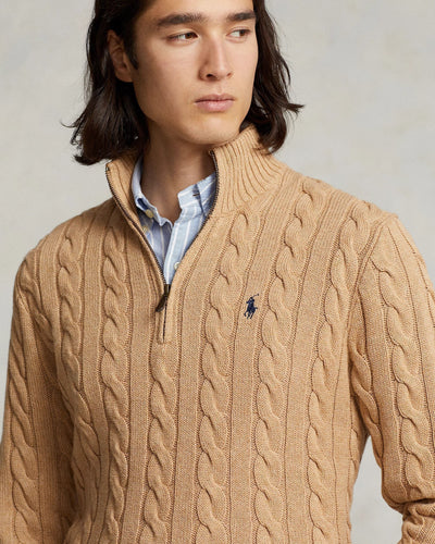 Urbanoval® - Polo RL Ribbed Knit Cotton Sweater